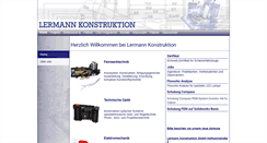 Desktop Screenshot of lermann-konstruktion.com