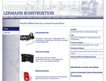 Tablet Screenshot of lermann-konstruktion.com